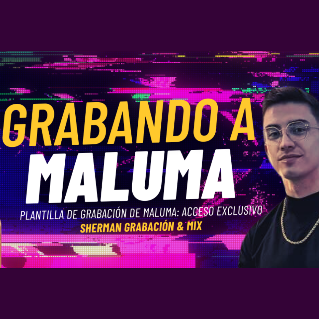 Grabación con Maluma